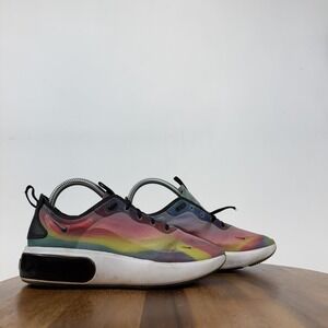 Womens‎ Nike Air Dia NRG Multi-Color Rainbow Comfort Casual Sneakers Size 7.5 M